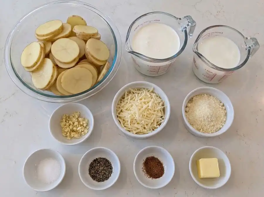 Au gratin potatoes ingredients