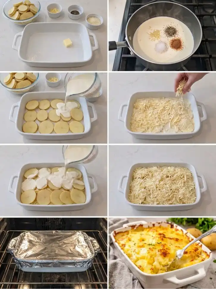 How to make Au gratin potatoes
