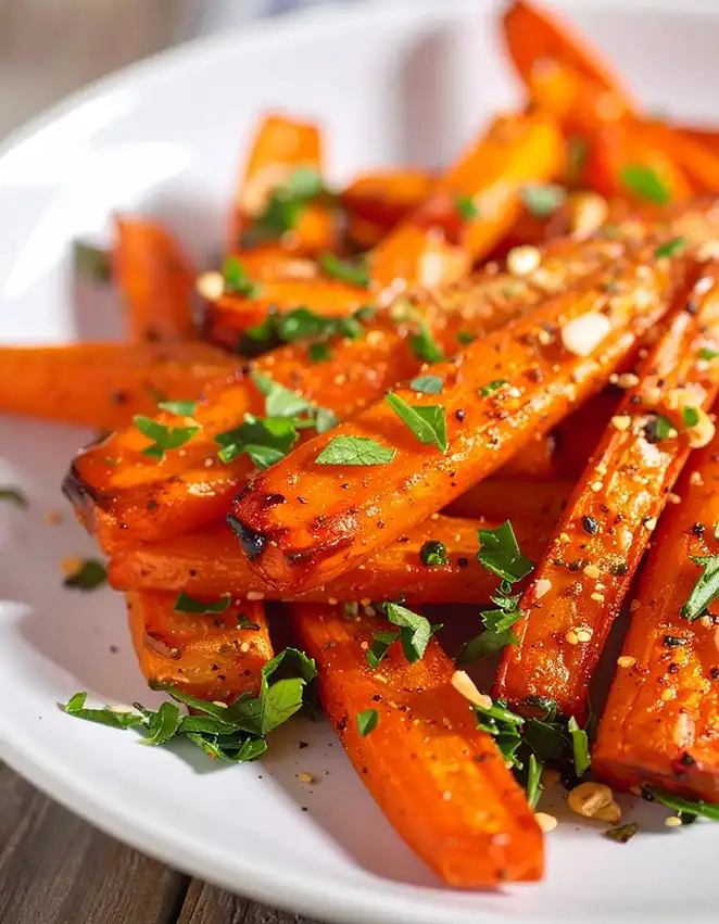 Easy roasted carrots with spices
