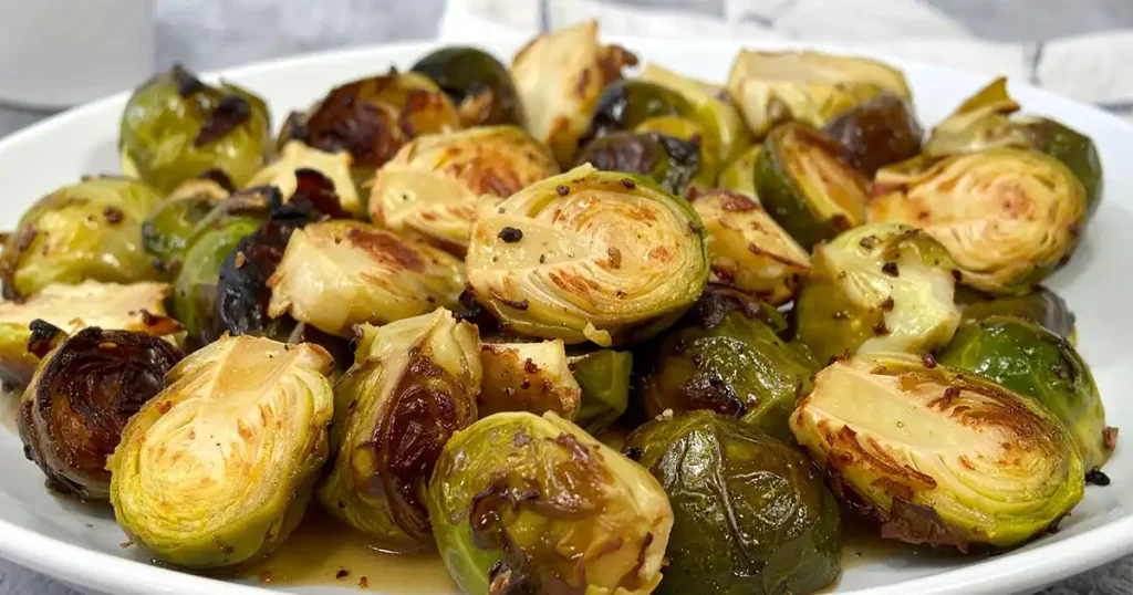 Brussels Sprouts are roasted easily in the oven