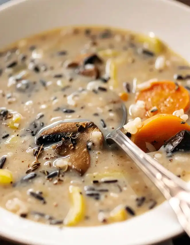 Best mushroom Wild Rice Soup recipe
