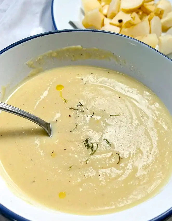 Smooth and creamy  Parsnip and Pear Soup