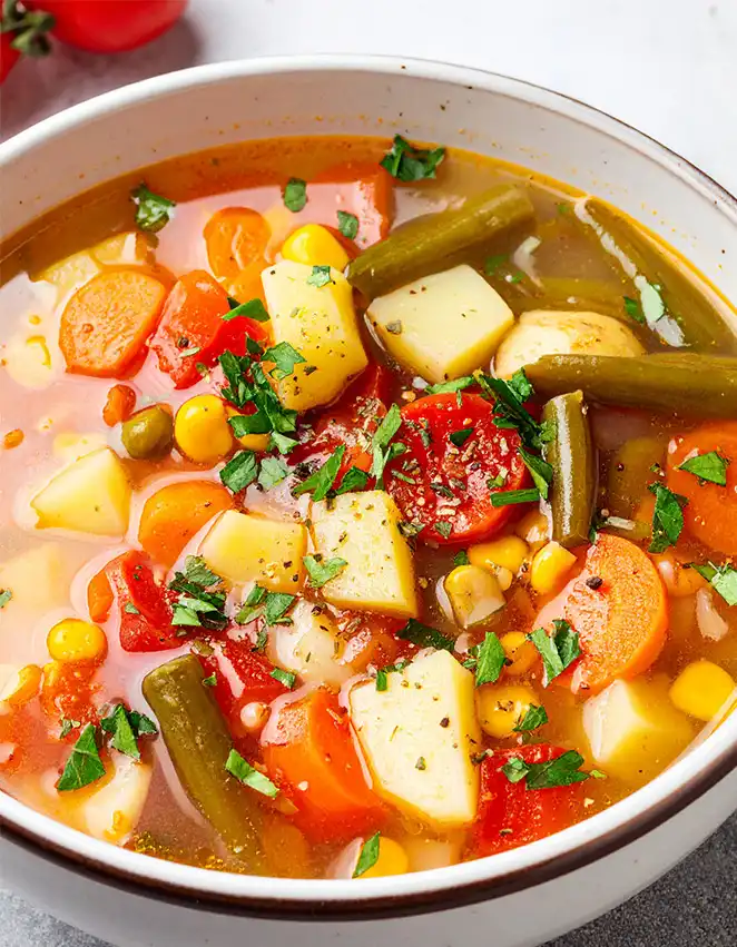 Healthy one pot Vegetable Soup