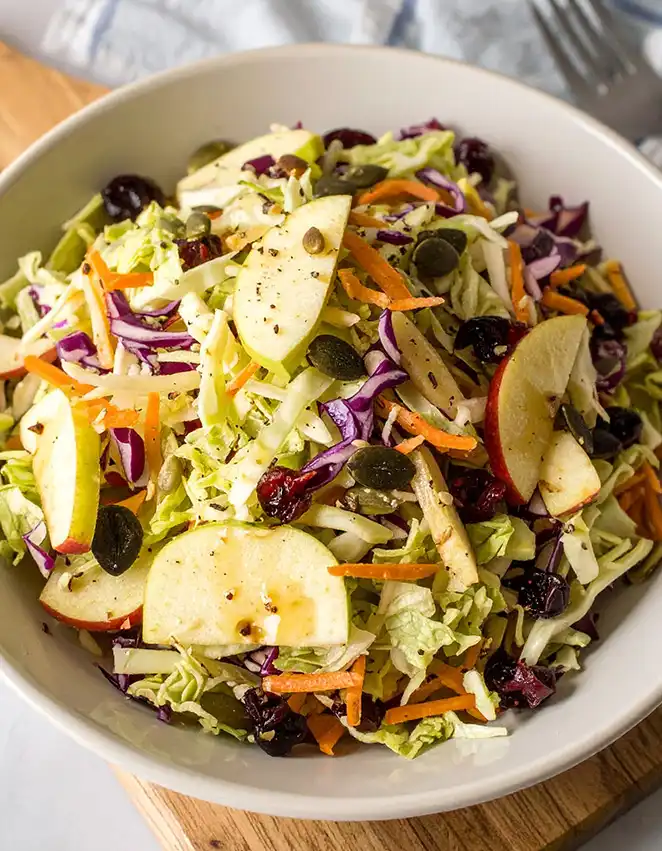 Healthy and easy winter slaw recipe