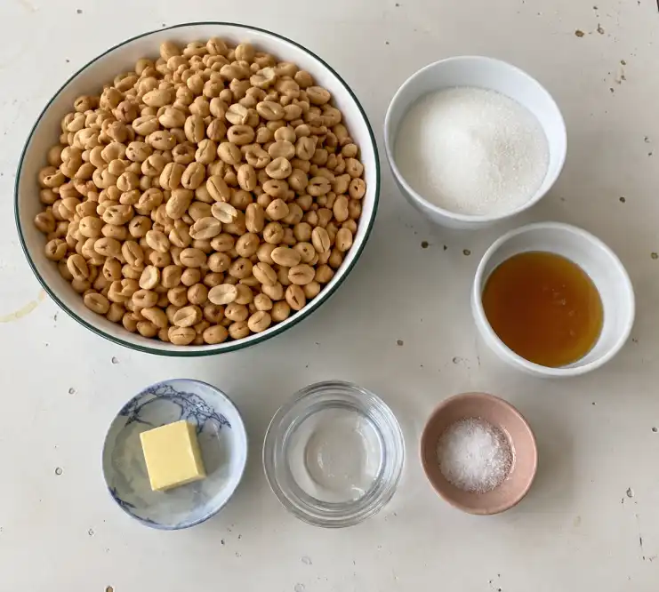 Simple beer nut ingredient
