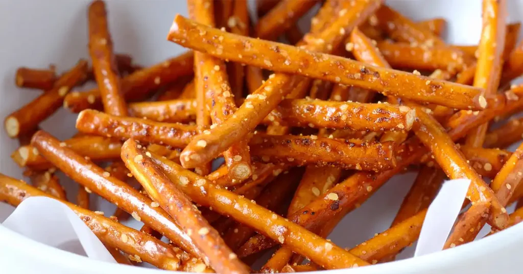 Quick and easy baked honey mustard pretzels