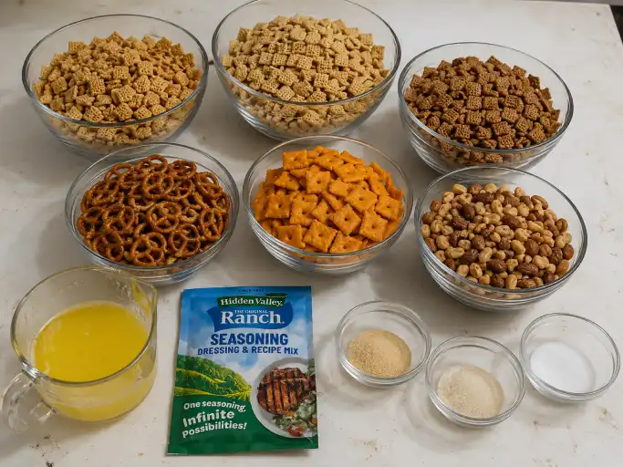 Chex mix with ranch seasoning