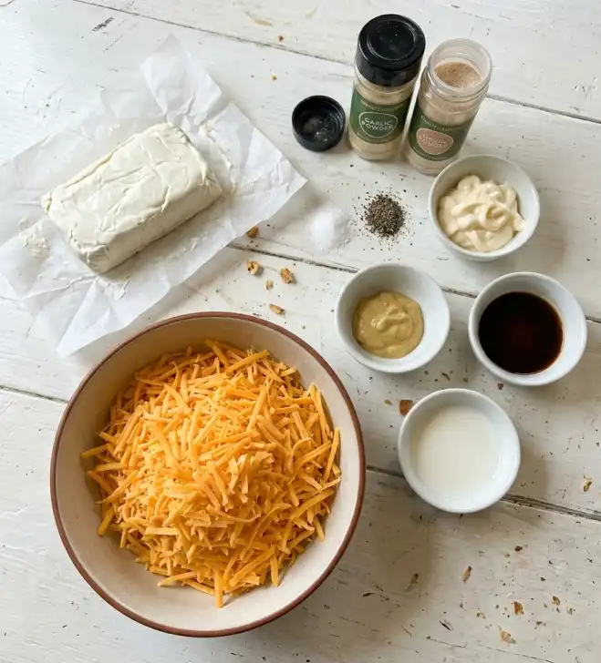 homemade pub cheese spread ingredients