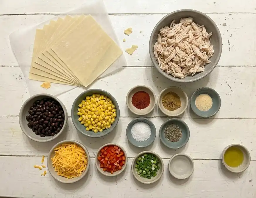Southwest egg roll ingredients