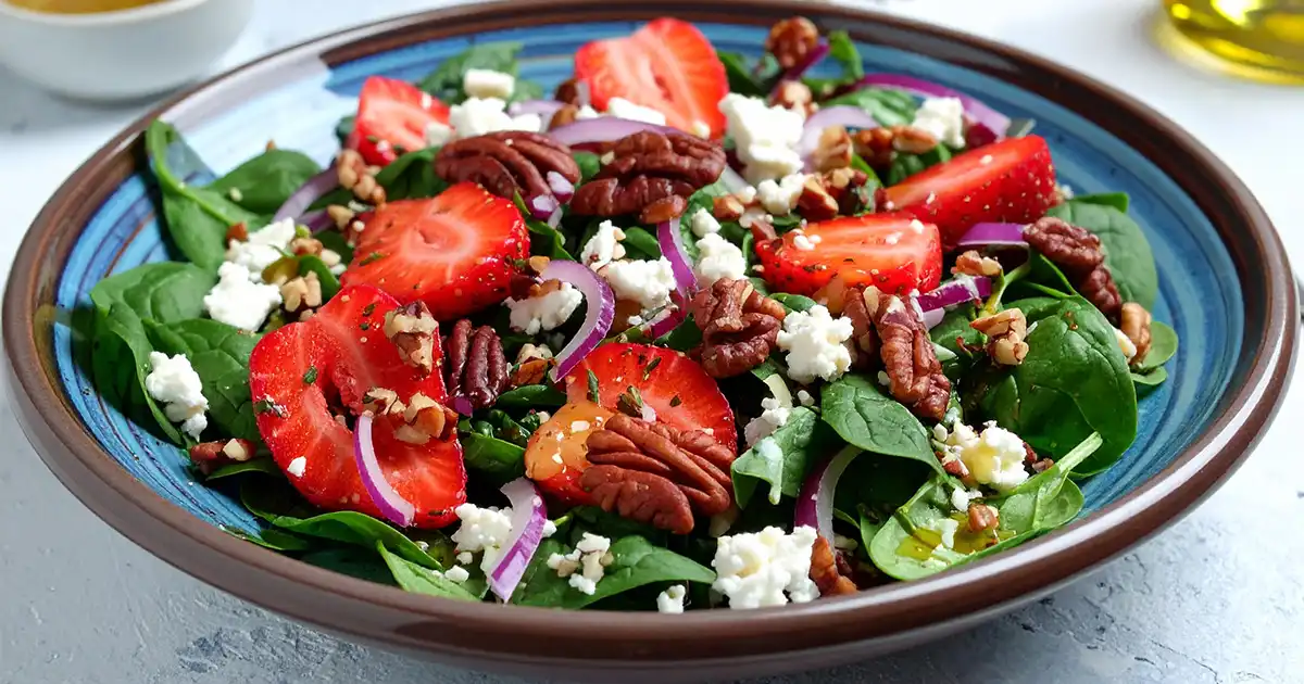Strawberry Goat Cheese Salad