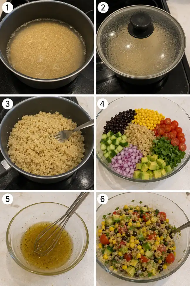 How to make quinoa salad Mexican