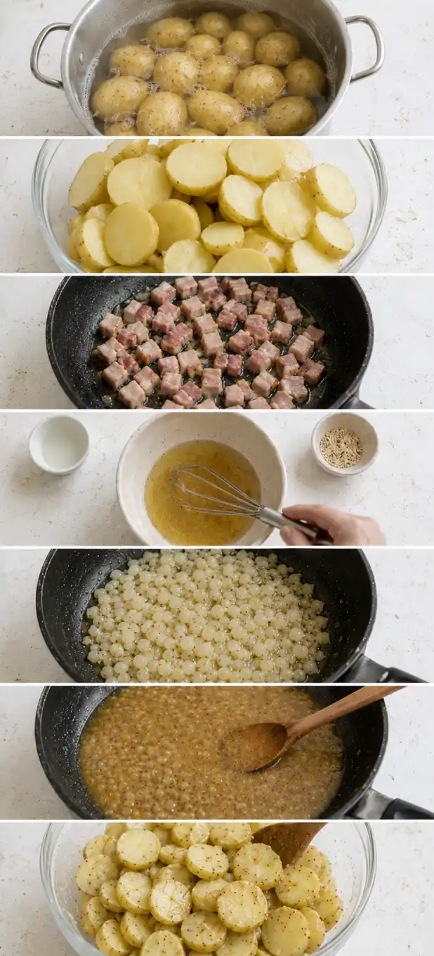German potato salad step by step