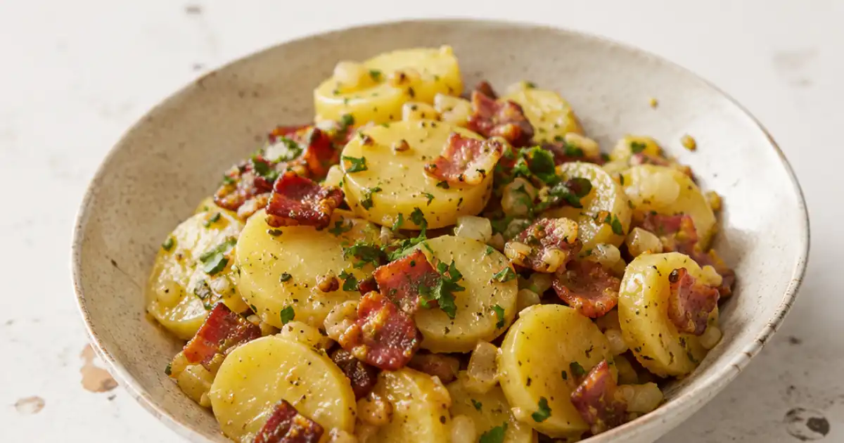 Authentic German Potato Salad with Bacon