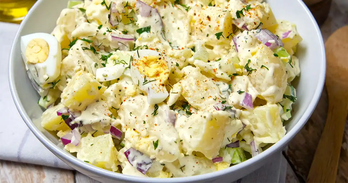 Potato Salad Recipe with Egg