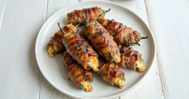 Texas Twinkies (Bacon-wrapped Brisket Stuffed Jalapeños)