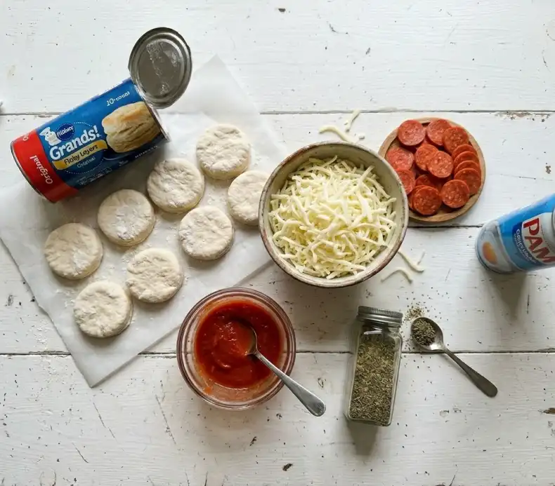 Muffin tin mini pizzas ingredients