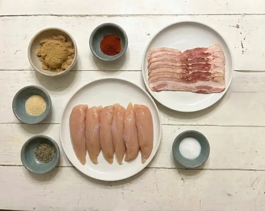 Bacon Wrapped Chicken Tender ingredients