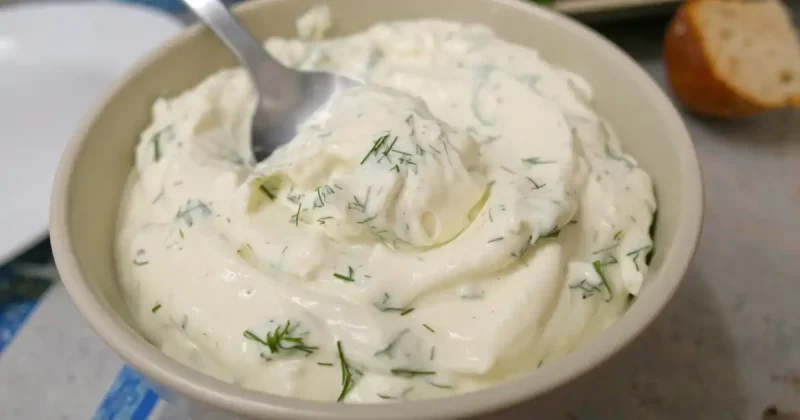 Dill Dip with Sour Cream and Mayo