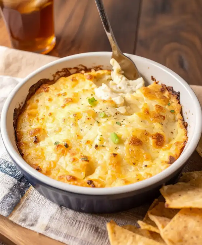 Hot crab dip with cheese