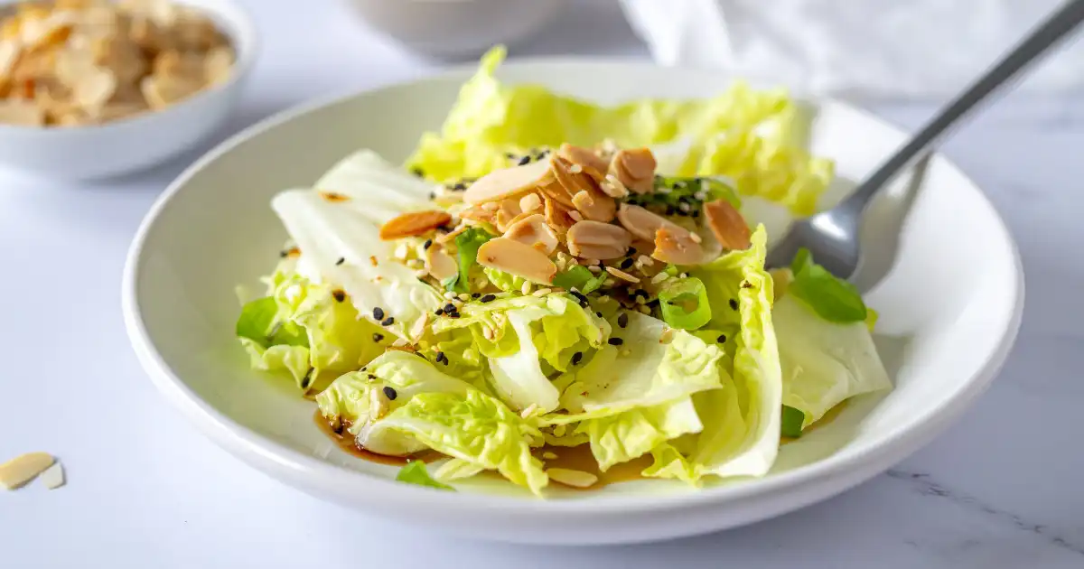 Napa Cabbage Salad with Sesame Dressing
