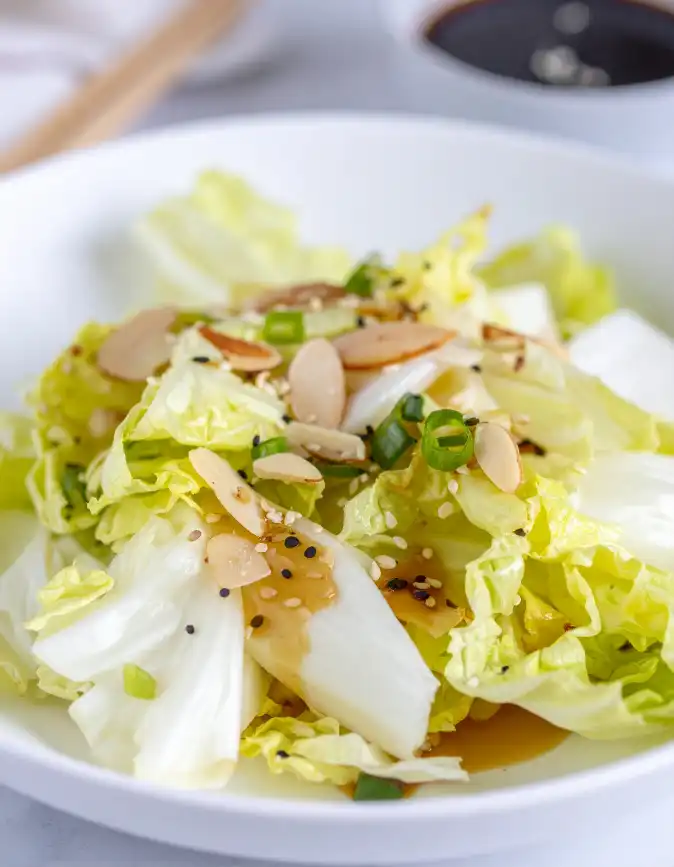 A bowl of easy Napa Cabbage Salad