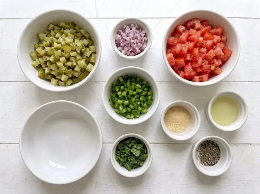 Pickle de Gallo ingredients