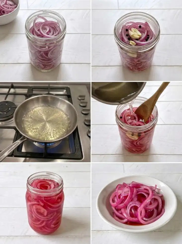 How to make Pickled Red Onion step by step