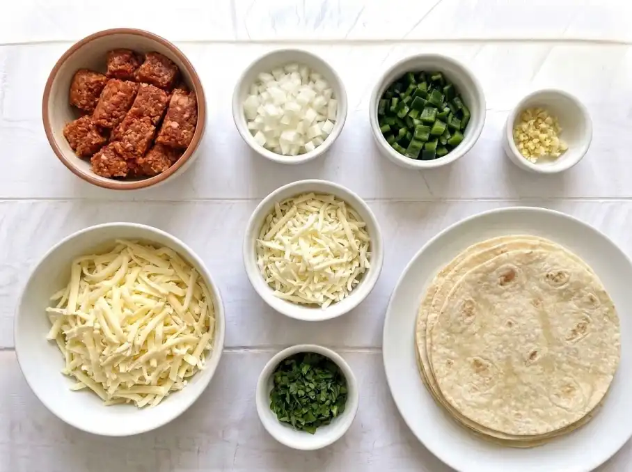Queso Fundido ingredients