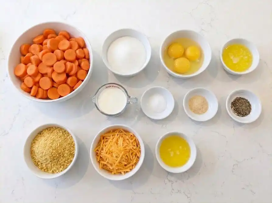 Carrot Casserole ingredients