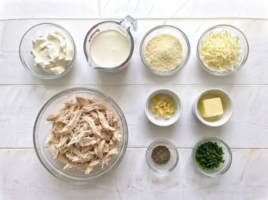 Chicken alfredo dip ingredients