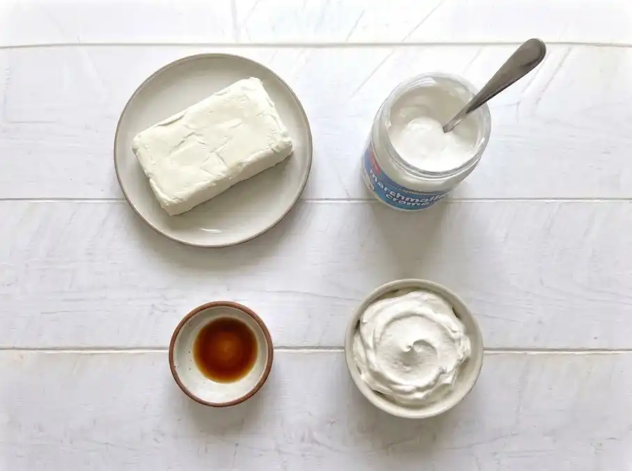 Marshmallow creme Dip ingredients