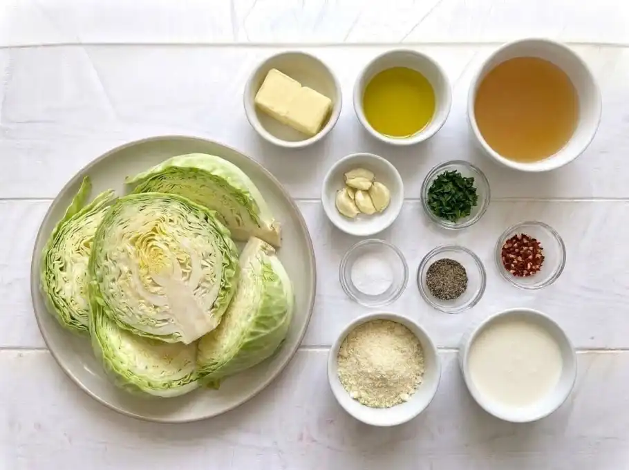 Melting cabbage ingredients