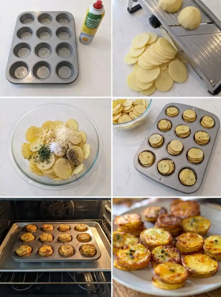 How to make potato stacks