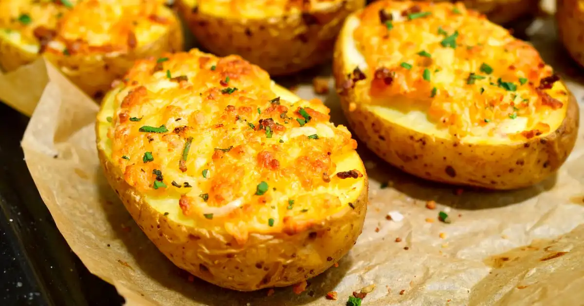 Twice Baked Potatoes No Bacon
