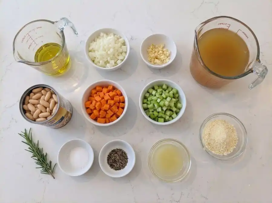 White Bean Soup ingredients