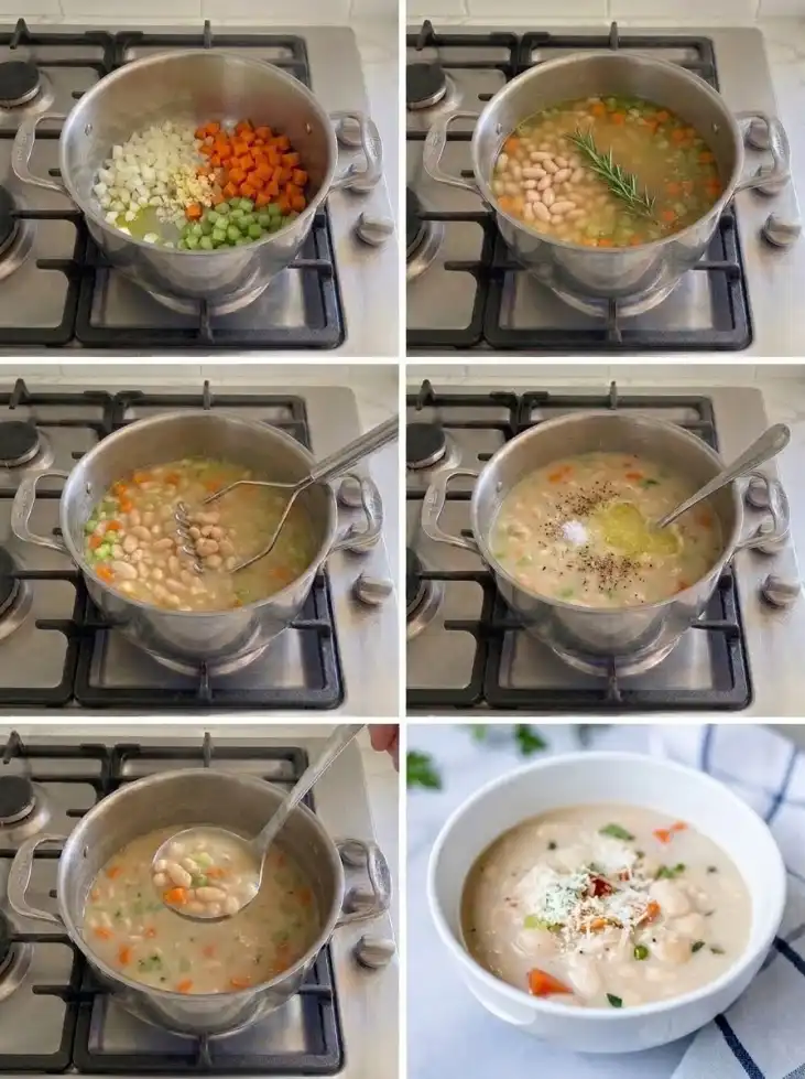 White Bean Soup steps
