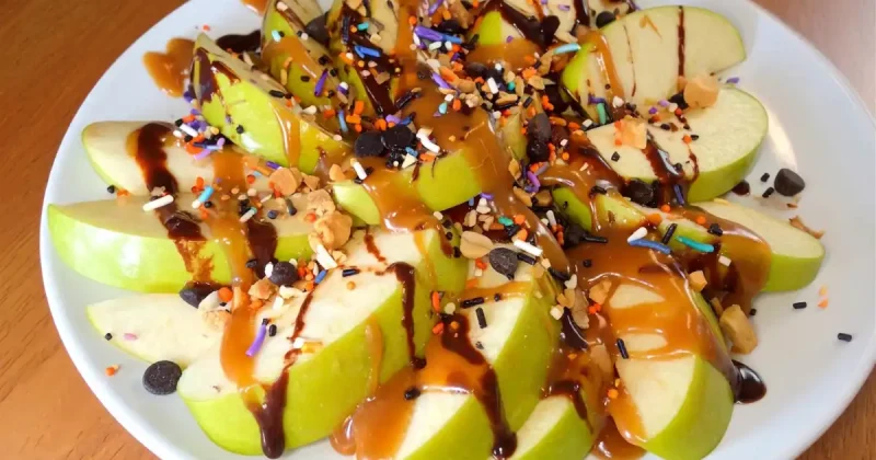 Caramel Apple Nachos