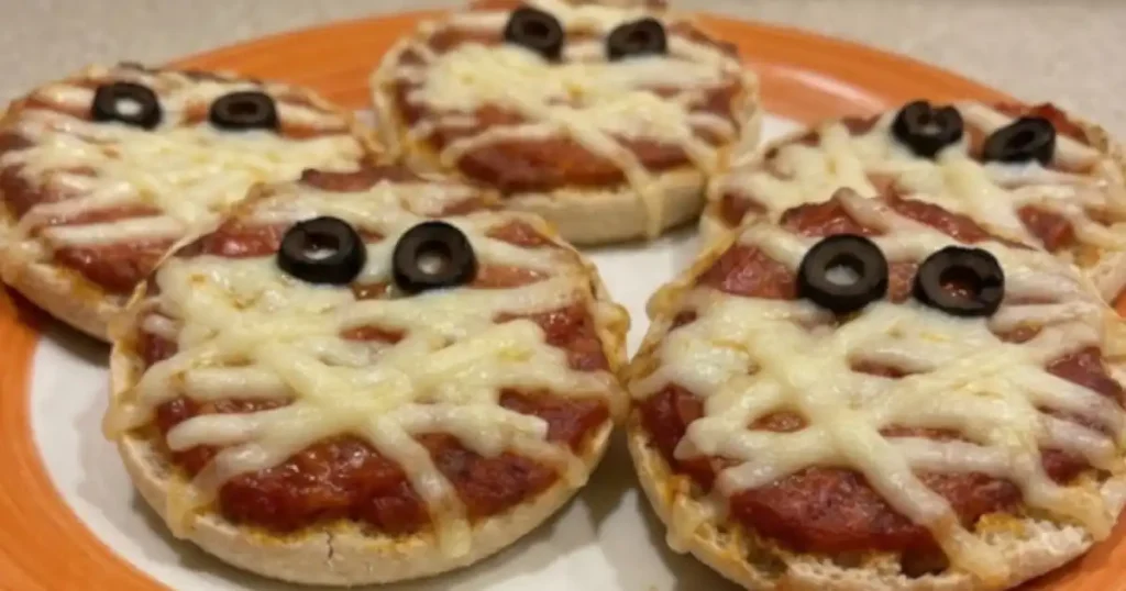 Halloween Spiderweb Pizza