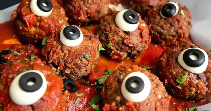 Halloween Meatballs for Your Party