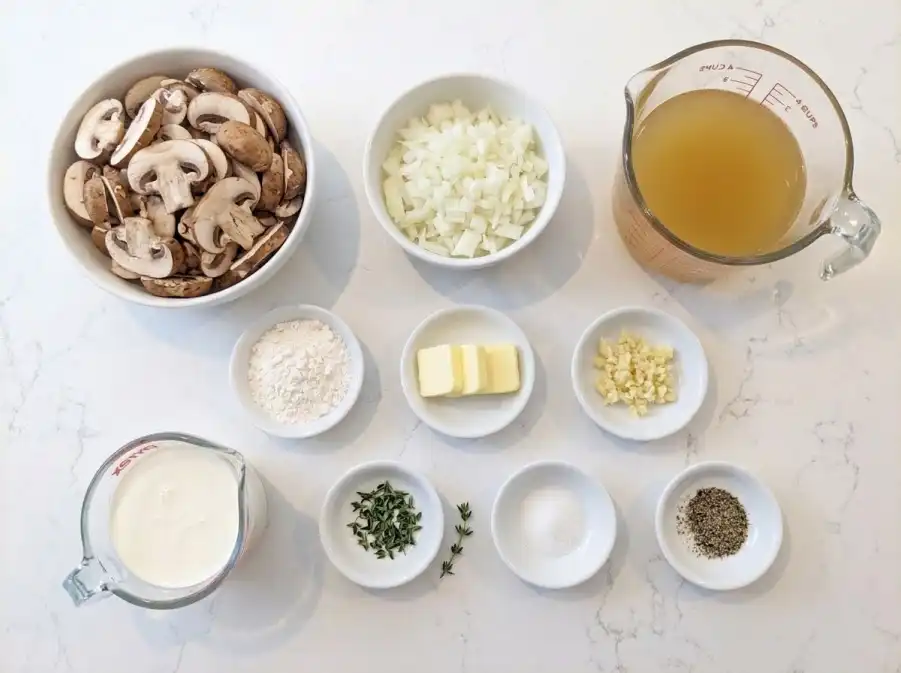 mushroom soup ingredients