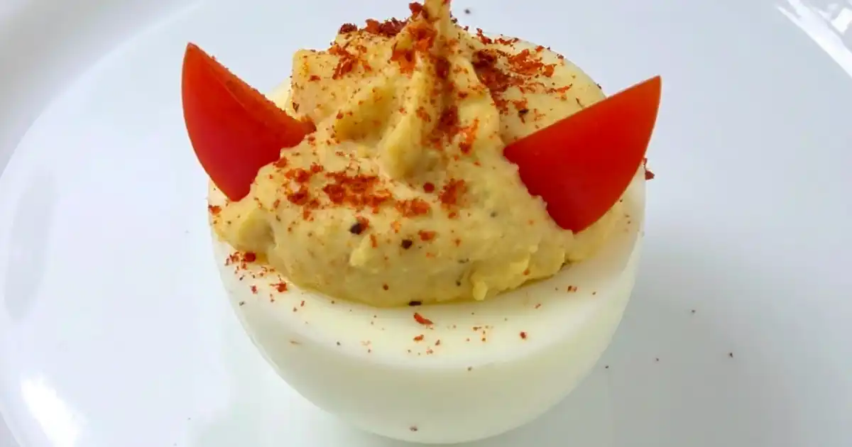 Halloween Deviled Eggs
