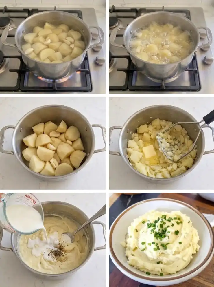 Mashed Potatoes step by step