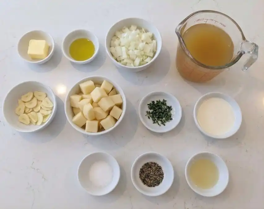 garlic potato soup ingredients