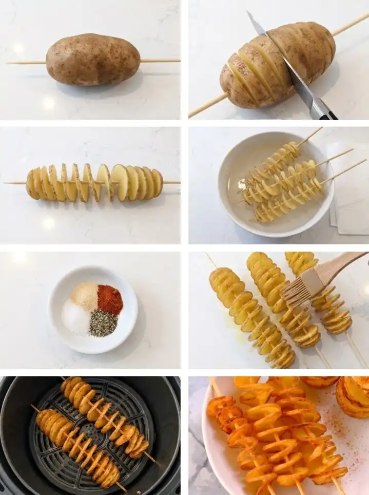How to make Spiral potatoes